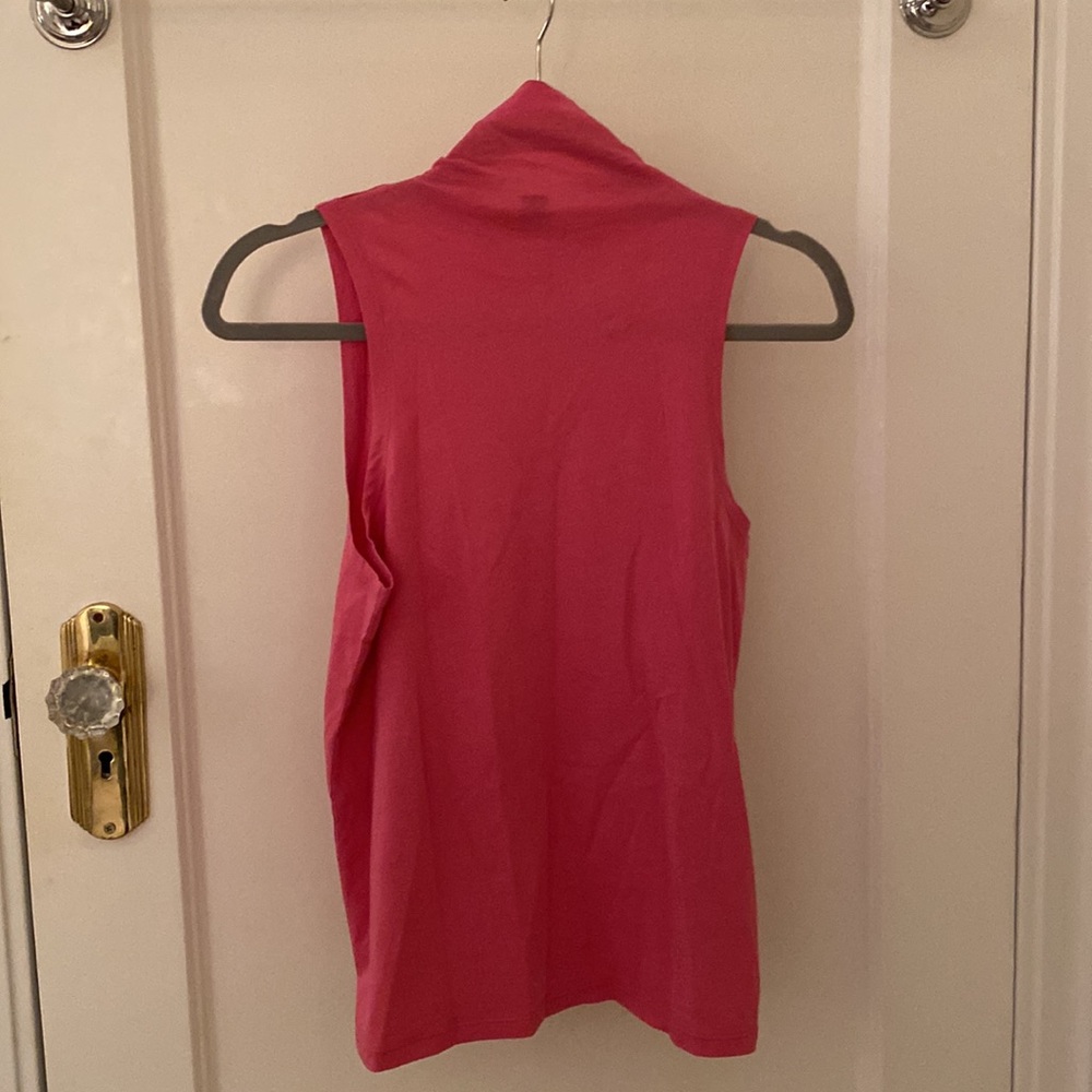 J Crew Tissue Mockneck Tank in pink - Picture 3 of 3
